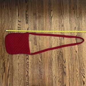 Red Crochet Crossbody Bag